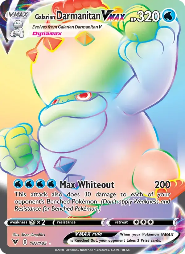 Galarian Darmanitan VMAX - 187/203 - Vivid Voltage