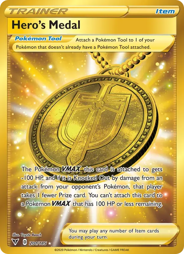 Hero's Medal - 201/203 - Vivid Voltage
