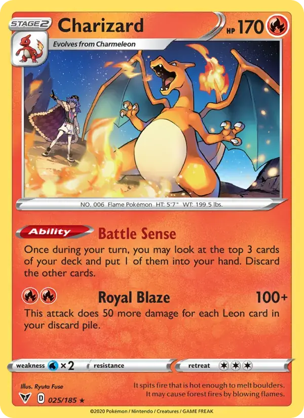 Charizard - 25/203 - Vivid Voltage