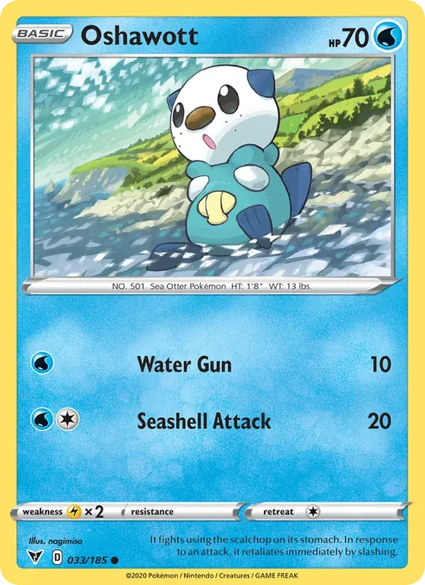 Oshawott - 33/203 - Vivid Voltage