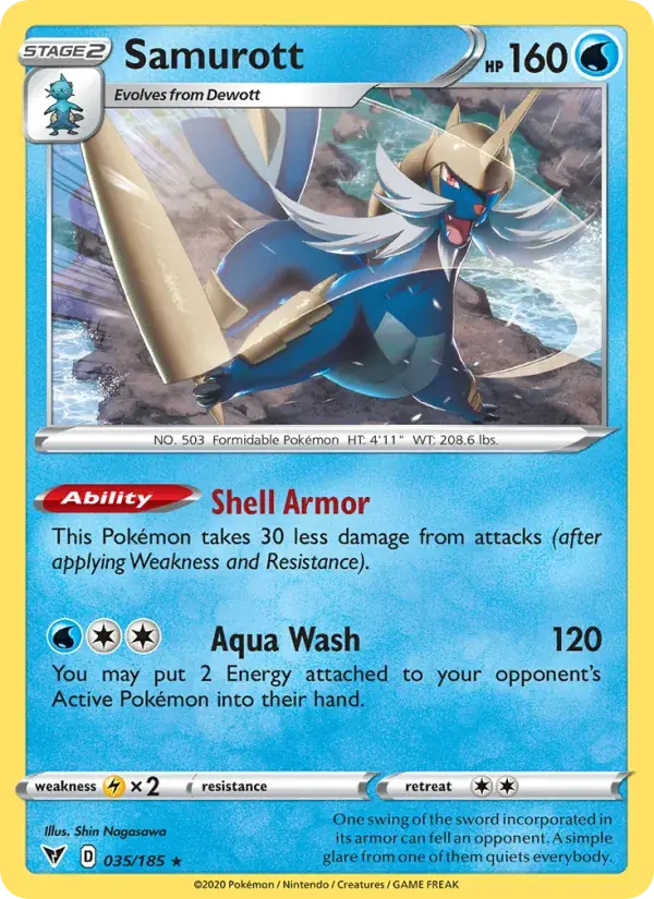 Samurott - 35/203 - Vivid Voltage