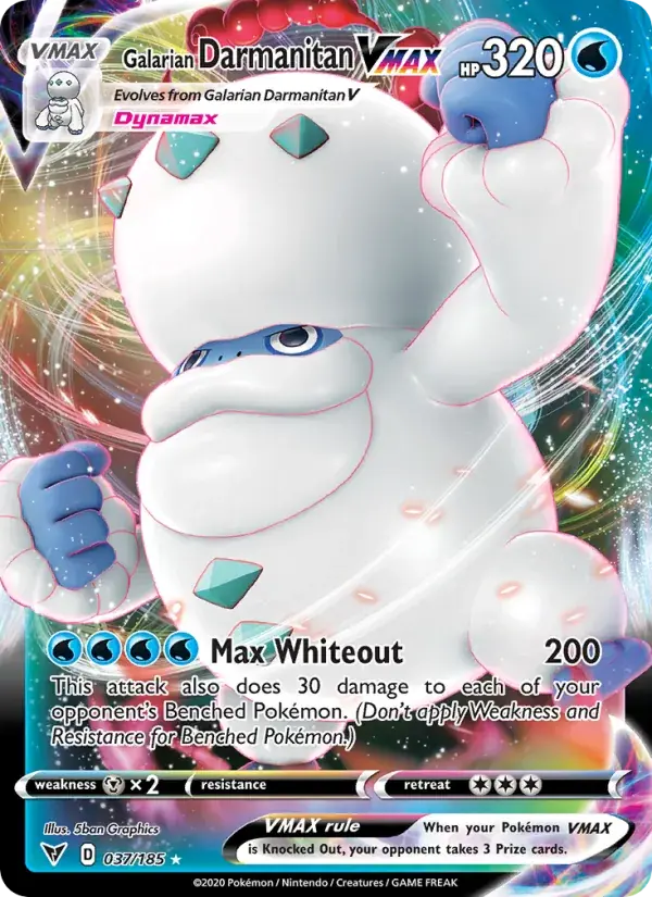 Galarian Darmanitan VMAX - 37/203 - Vivid Voltage