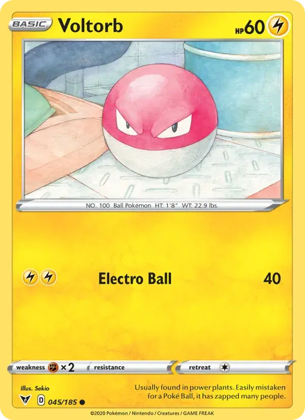 Voltorb - 45/203 - Vivid Voltage