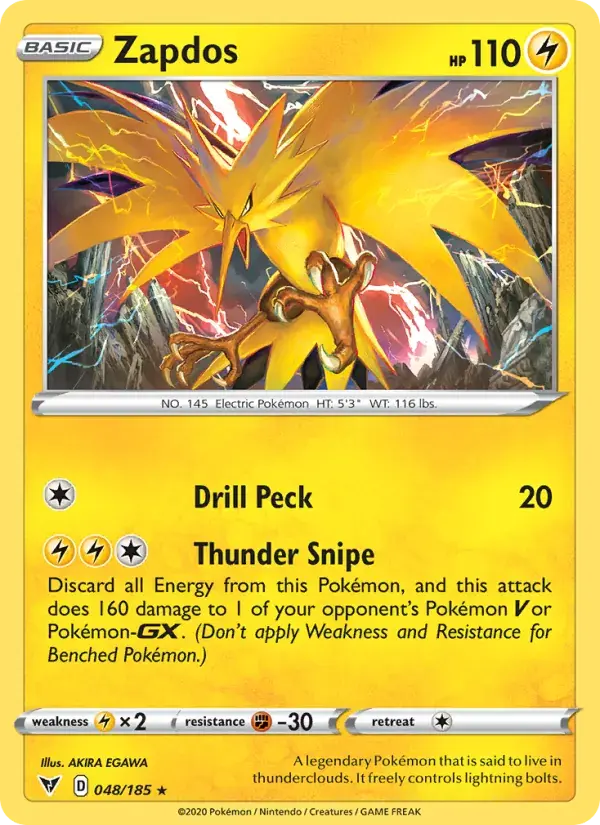 Zapdos - 48/203 - Vivid Voltage