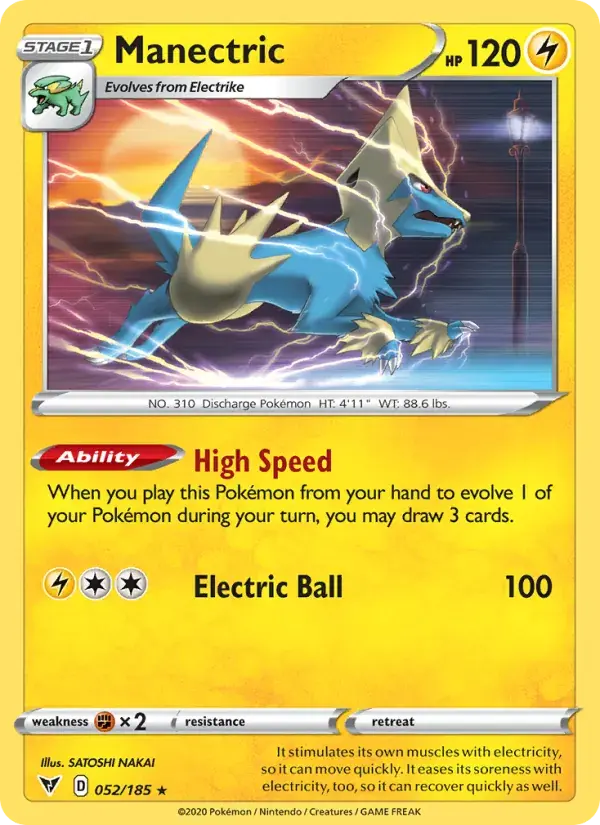 Manectric - 52/203 - Vivid Voltage