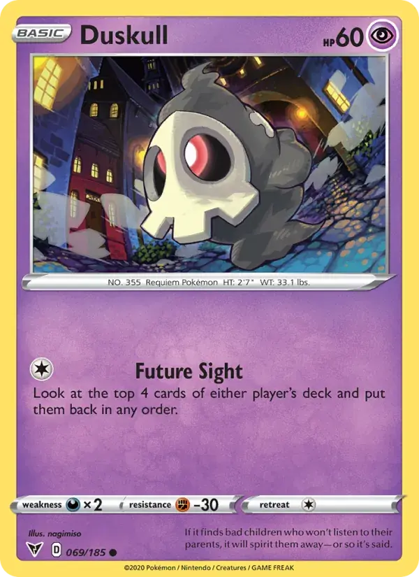 Duskull - 69/203 - Vivid Voltage