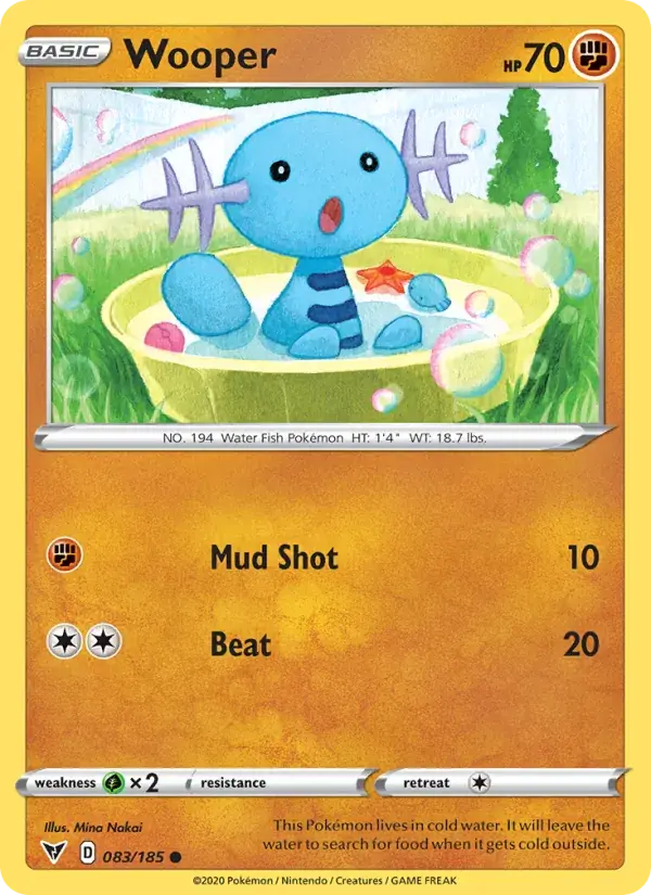 Wooper - 83/203 - Vivid Voltage