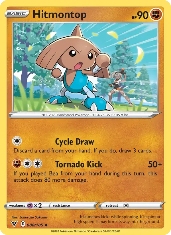 Hitmontop - 88/203 - Vivid Voltage