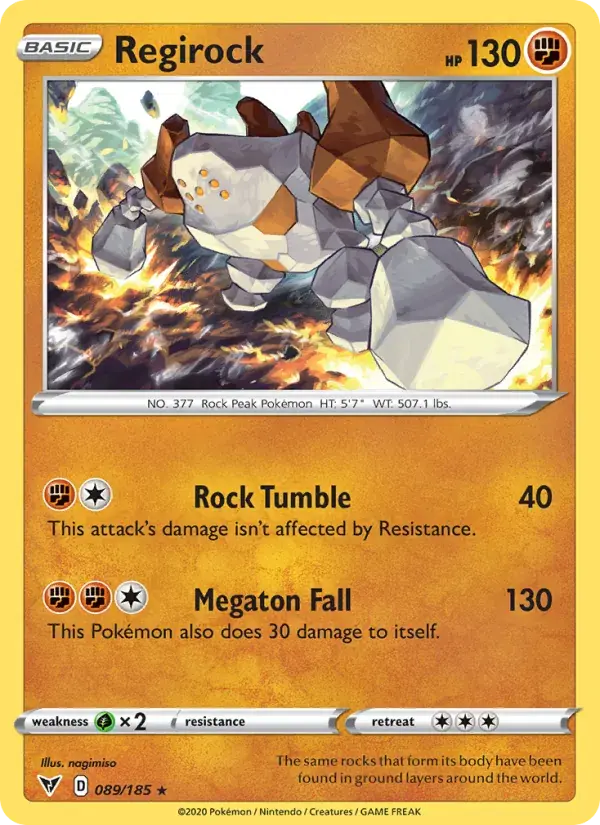 Regirock - 89/203 - Vivid Voltage