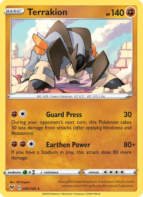 Terrakion - 92/203 - Vivid Voltage