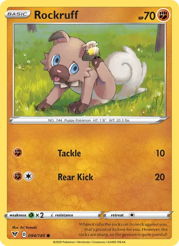 Rockruff - 94/203 - Vivid Voltage