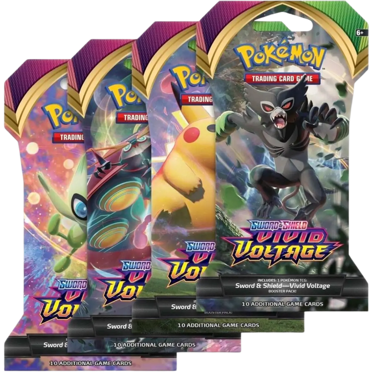 Vivid Voltage: Sleeved Booster Pack Art Set