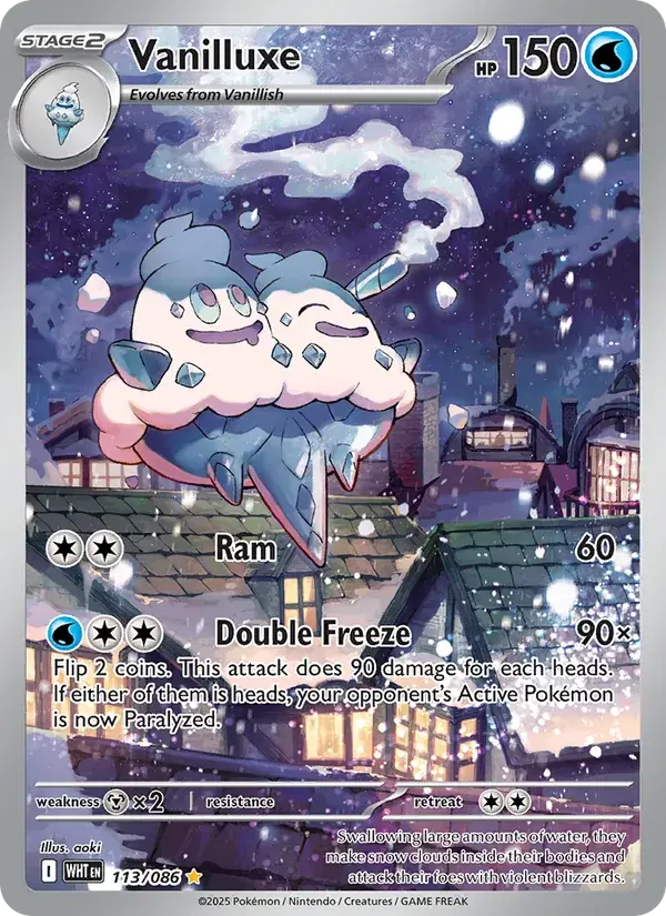 Vanilluxe - 113/173 - White Flare