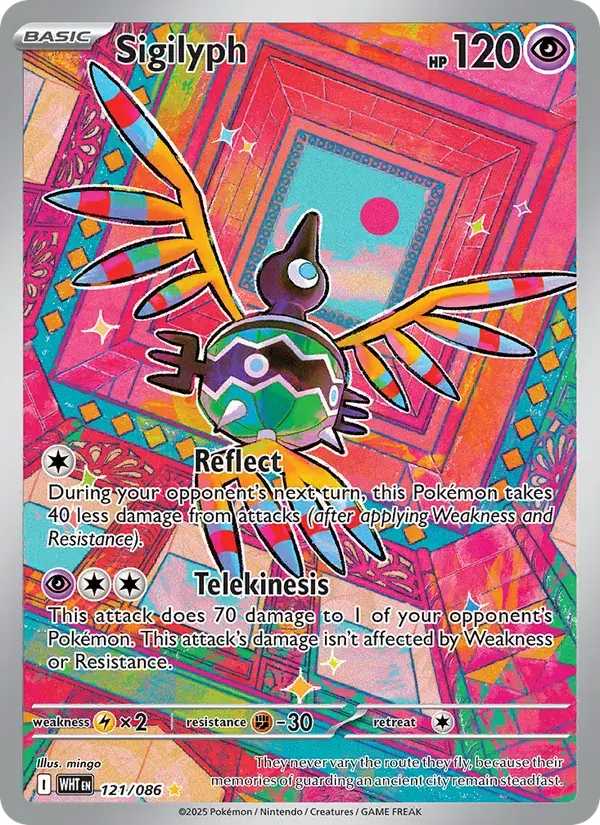 Sigilyph - 121/173 - White Flare