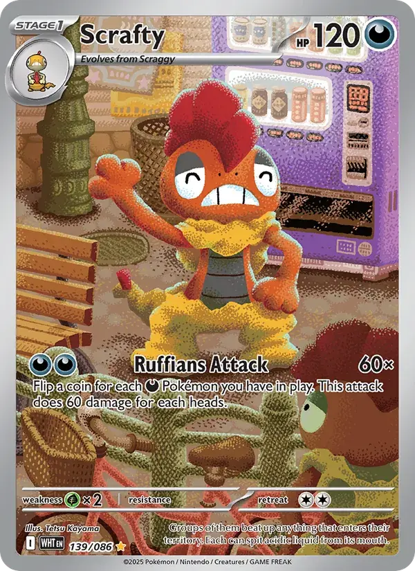 Scrafty - 139/173 - White Flare