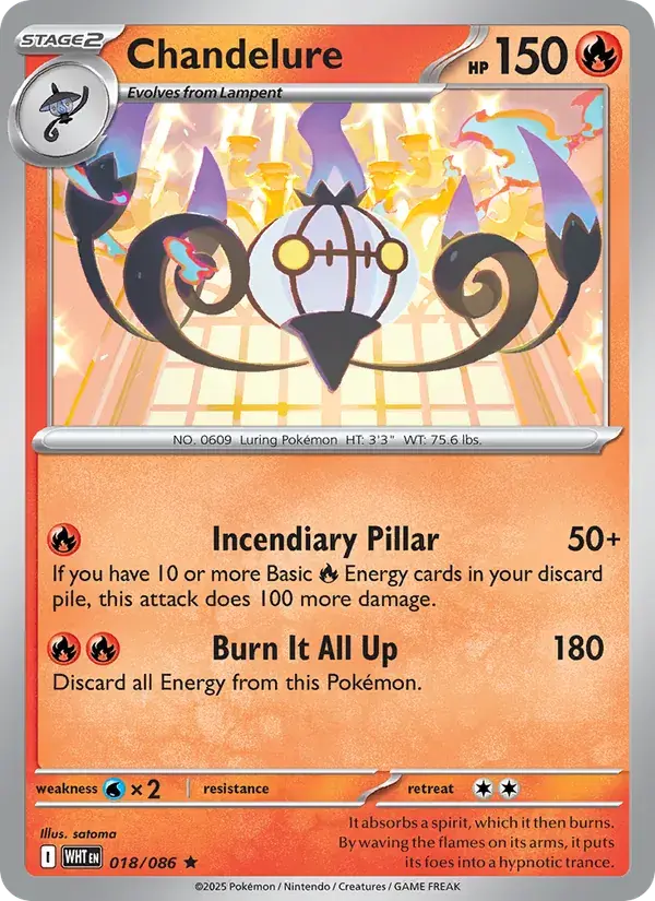 Chandelure - 018/173 - White Flare