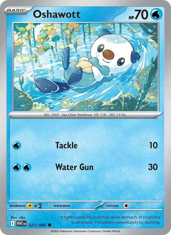 Oshawott - 021/173 - White Flare