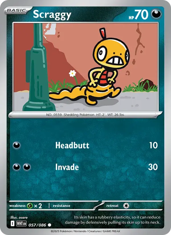 Scraggy - 057/173 - White Flare