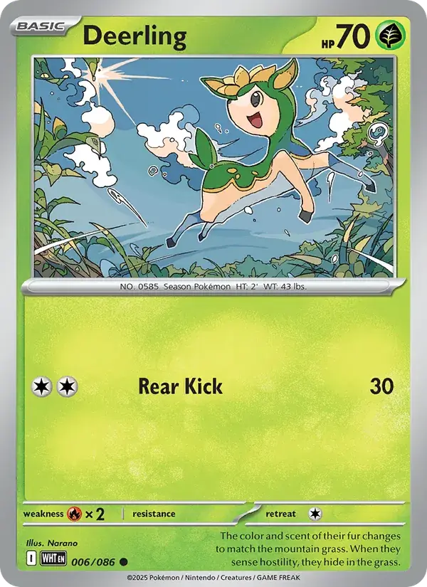 Deerling - 006/173 - White Flare