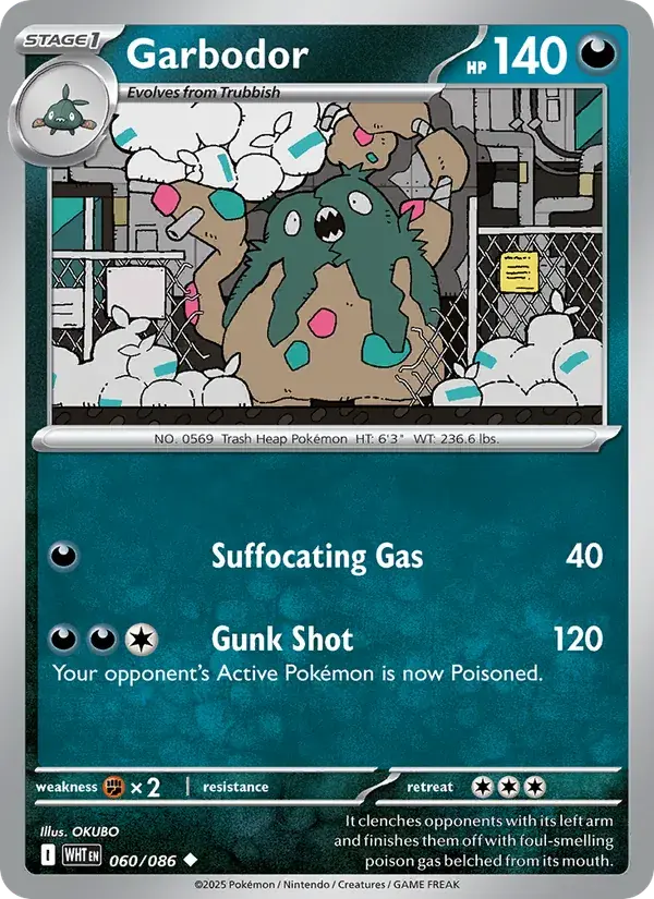 Garbodor - 060/173 - White Flare
