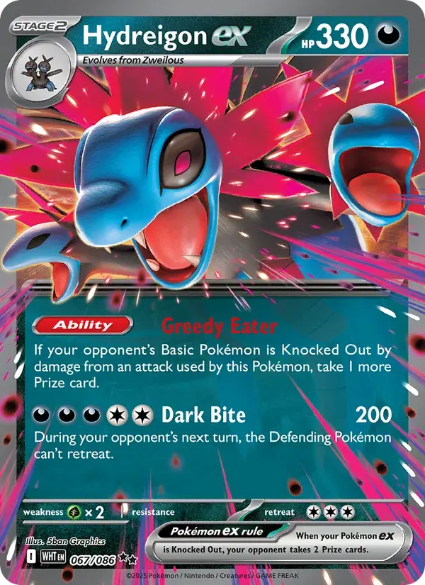 Hydreigon ex - 067/173 - White Flare