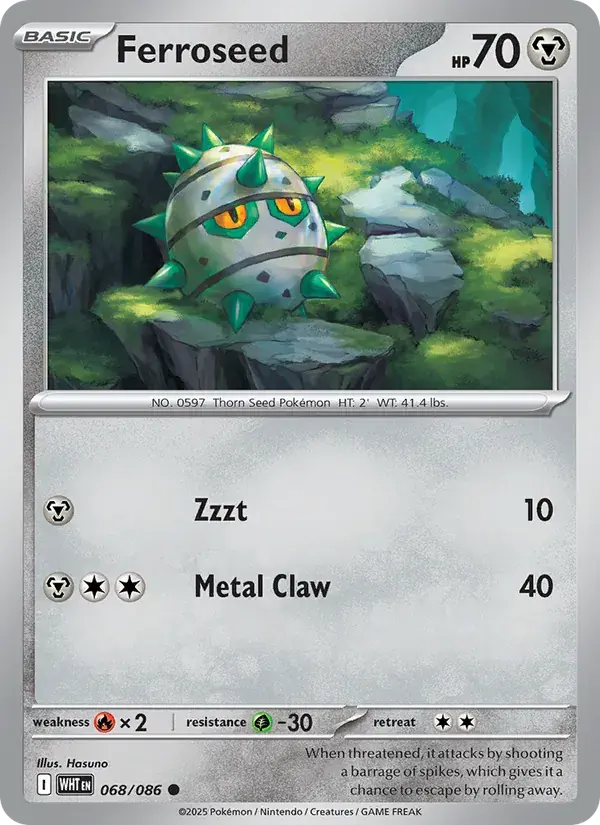 Ferroseed - 068/173 - White Flare