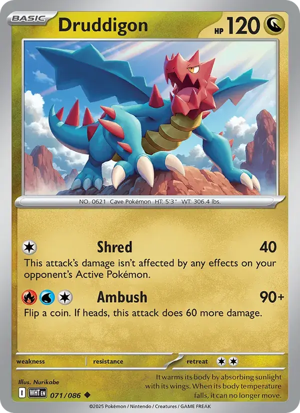 Druddigon - 071/173 - White Flare