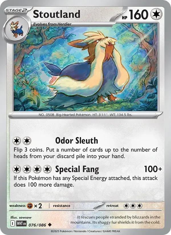 Stoutland - 076/173 - White Flare