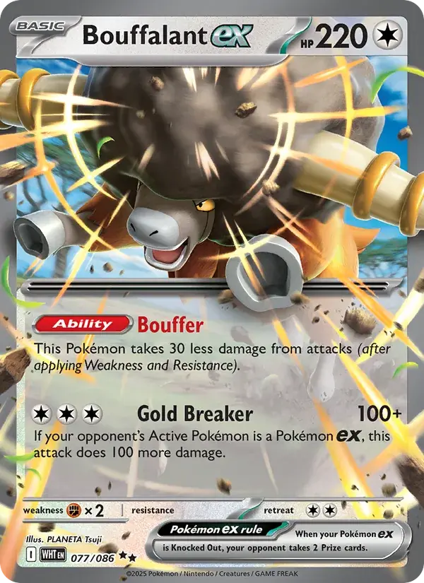 Bouffalant ex - 077/173 - White Flare
