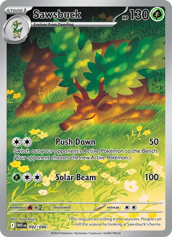 Sawsbuck - 092/173 - White Flare
