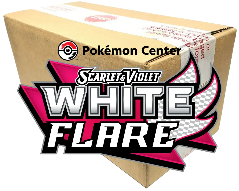 White Flare: Pokemon Center Elite Trainer Box Case