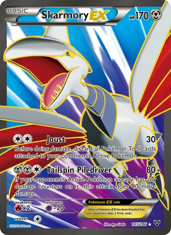 Skarmory EX - 145/146 - XY