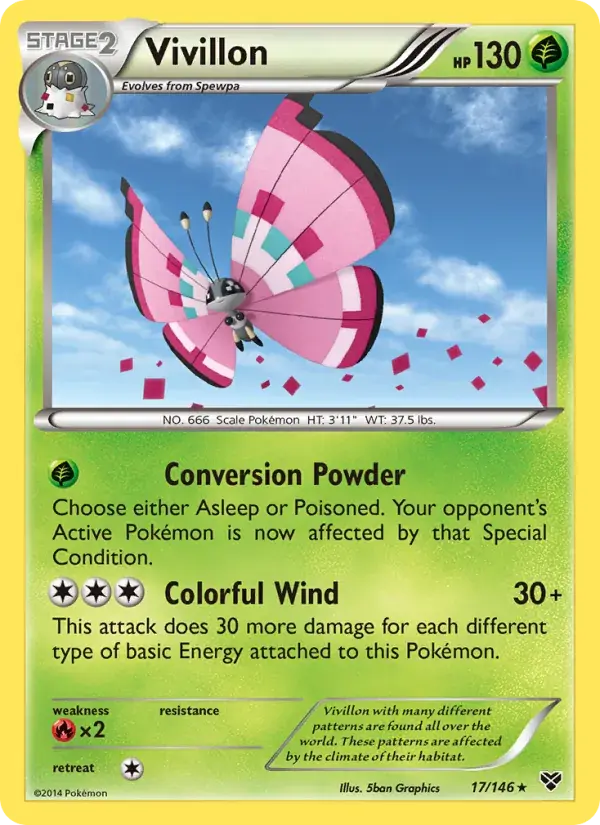 Vivillon - 17/146 - XY