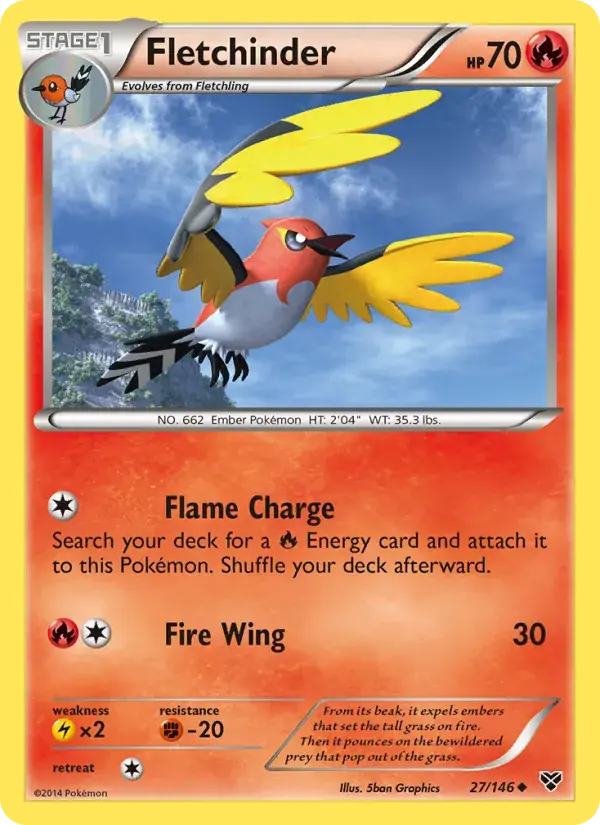 Fletchinder - 27/146 - XY