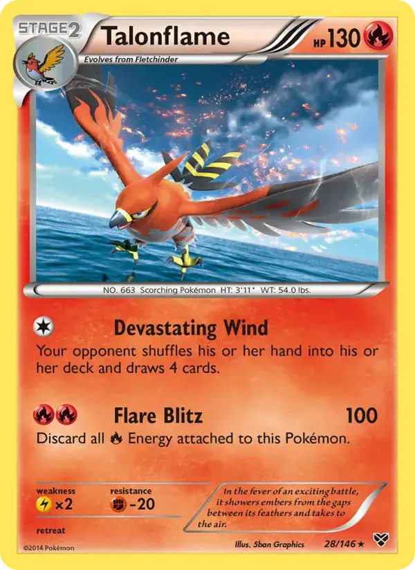 Talonflame - 28/146 - XY