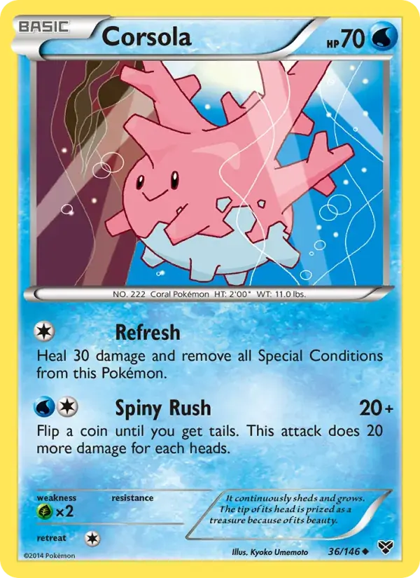 Corsola - 36/146 - XY