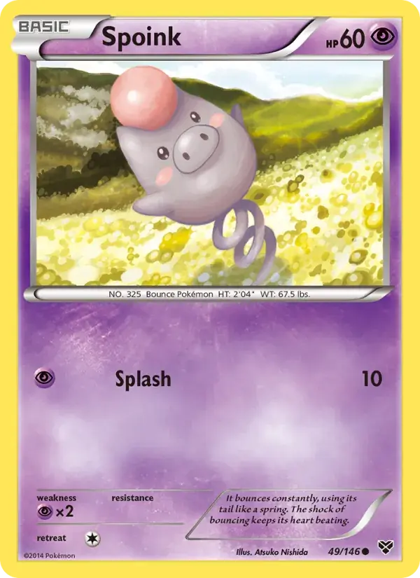 Spoink - 49/146 - XY