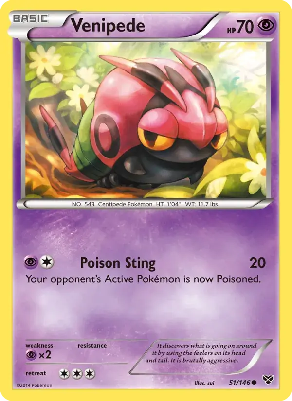 Venipede - 51/146 - XY