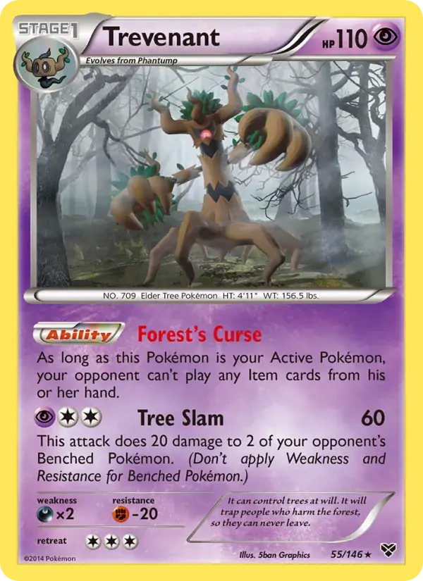 Trevenant - 55/146 - XY