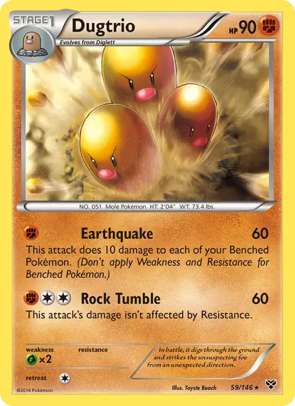 Dugtrio - 59/146 - XY