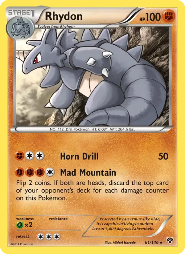 Rhydon - 61/146 - XY