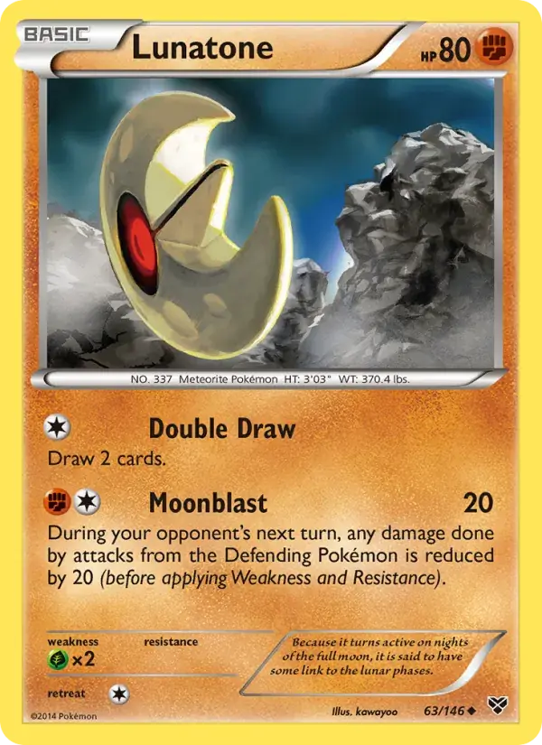 Lunatone - 63/146 - XY