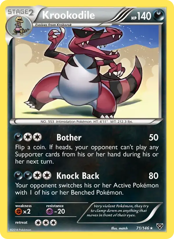 Krookodile - 71/146 - XY