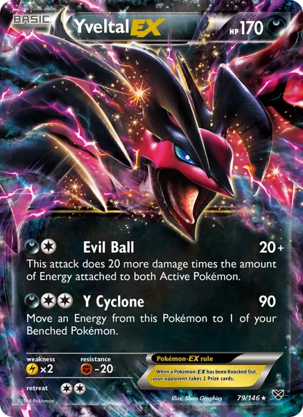 Yveltal EX - 79/146 - XY