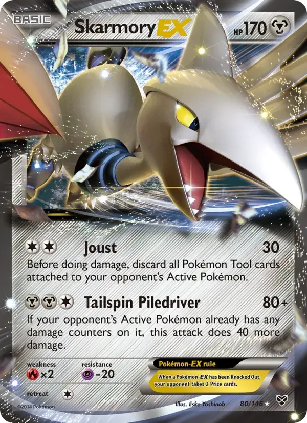 Skarmory EX - 80/146 - XY
