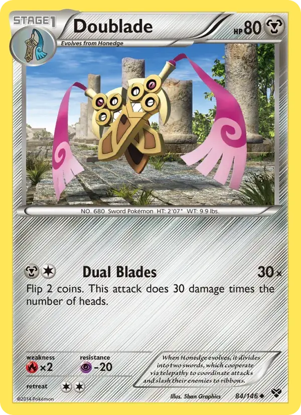 Doublade - 84/146 - XY