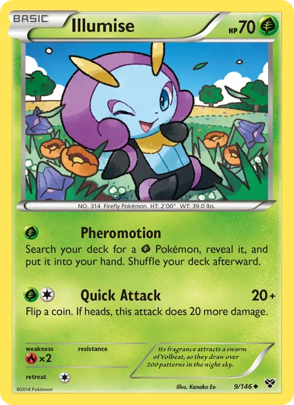 Illumise - 9/146 - XY