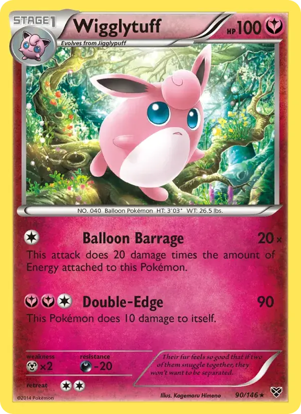 Wigglytuff - 90/146 - XY