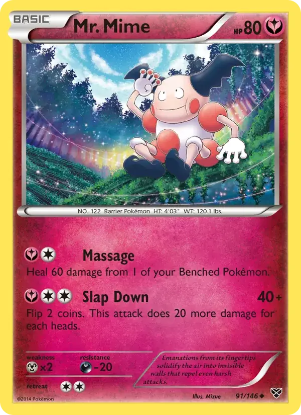 Mr. Mime - 91/146 - XY