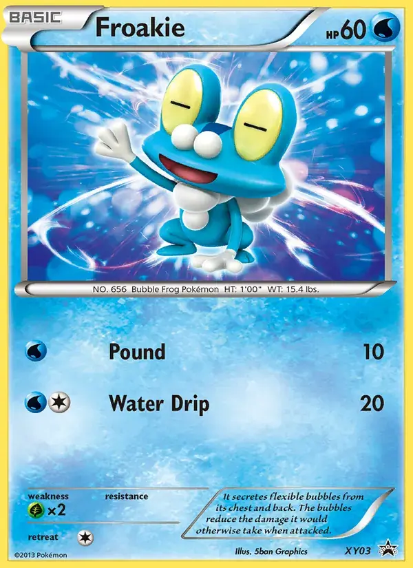 Froakie - XY03/216 - XY Black Star Promos